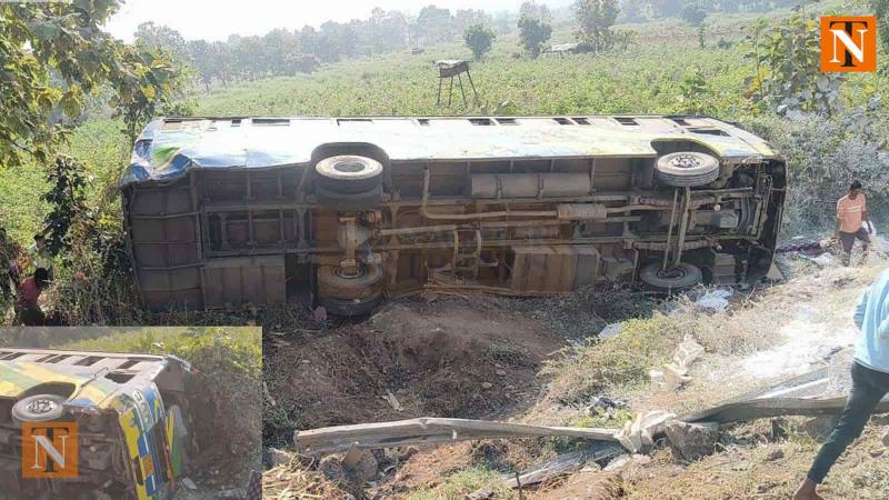 School Picnic Bus Overturns in Wardha District, Several Injured